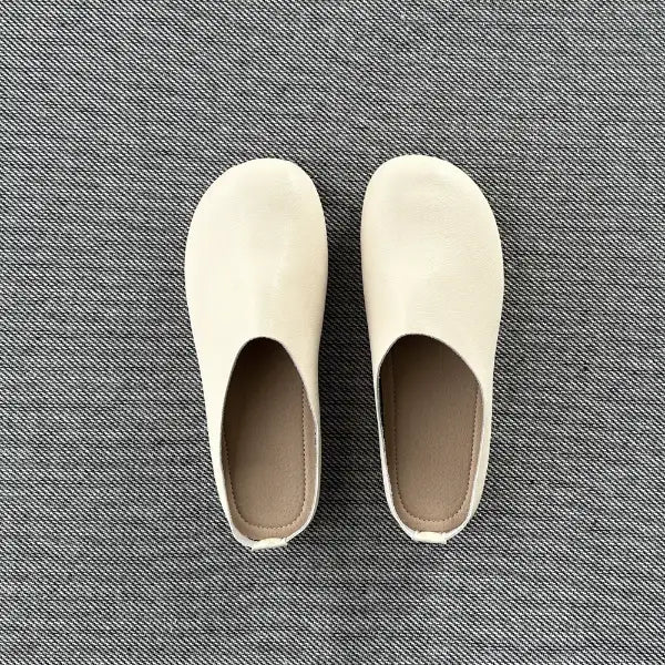 Chaussons en cuir italien / Chaussures orthopédiques pour femmes LetcloMC
