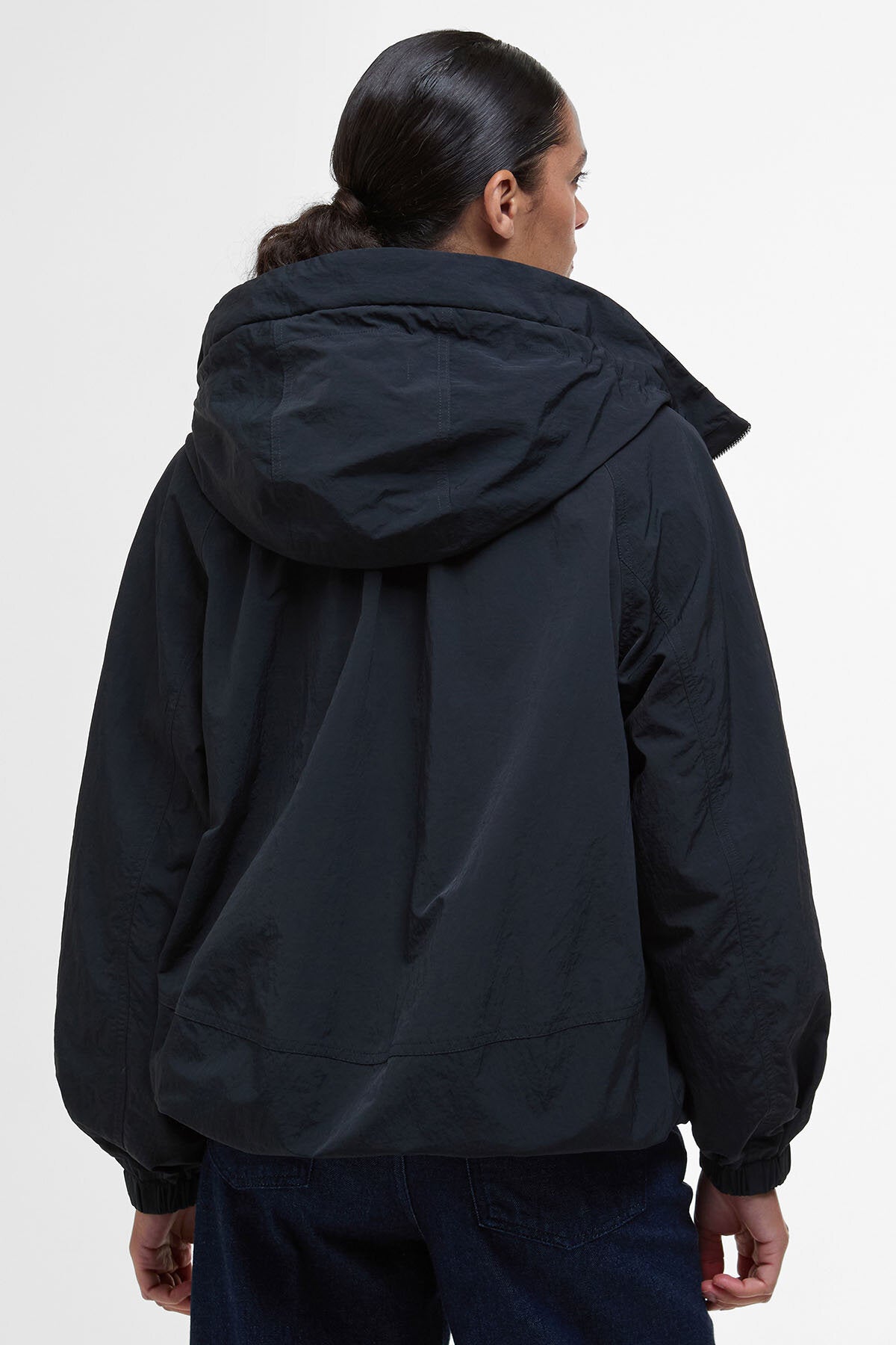 Orson Showerproof Jacket - BLACK/SAFARI DRESS T