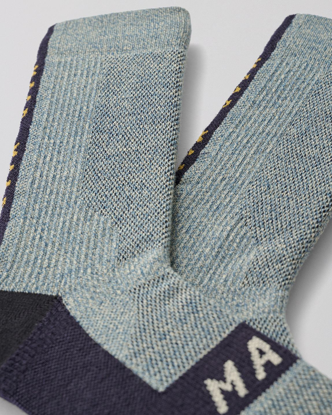 Alt_Road Merino Space Dye Sock - Bluestone