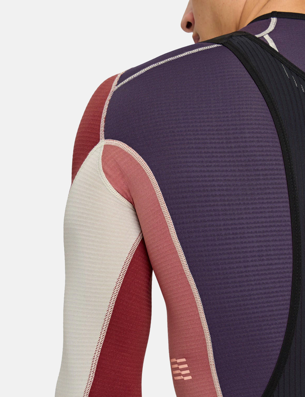 Thermal Base Layer Long Sleeve T-Shirt - Black/Rose/Fog