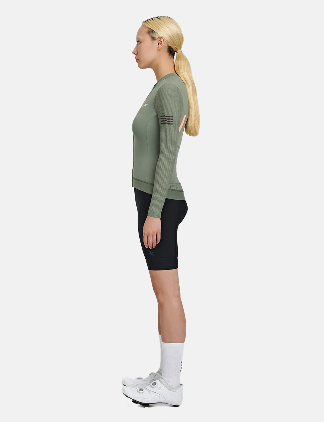 Women's Evade Pro Base Long Sleeve Jersey - Seagrass Green