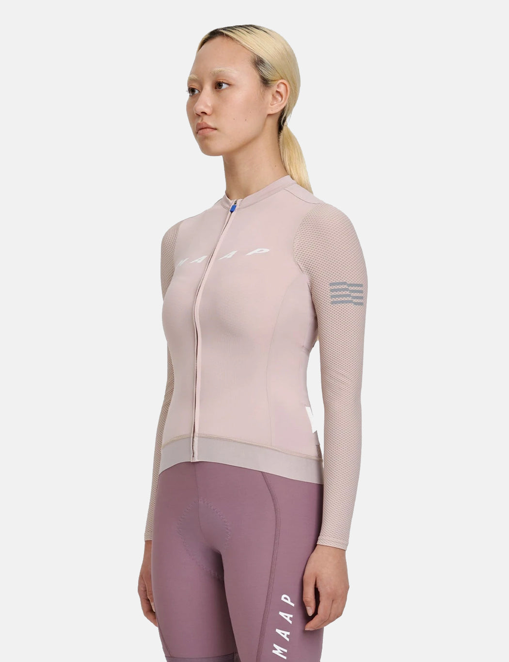 Women's Evade Pro Base Long Sleeve Jersey - Chalk Pink