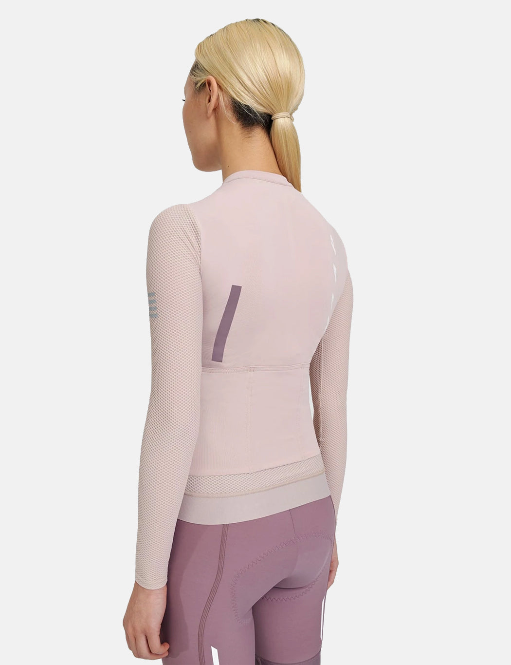 Women's Evade Pro Base Long Sleeve Jersey - Chalk Pink