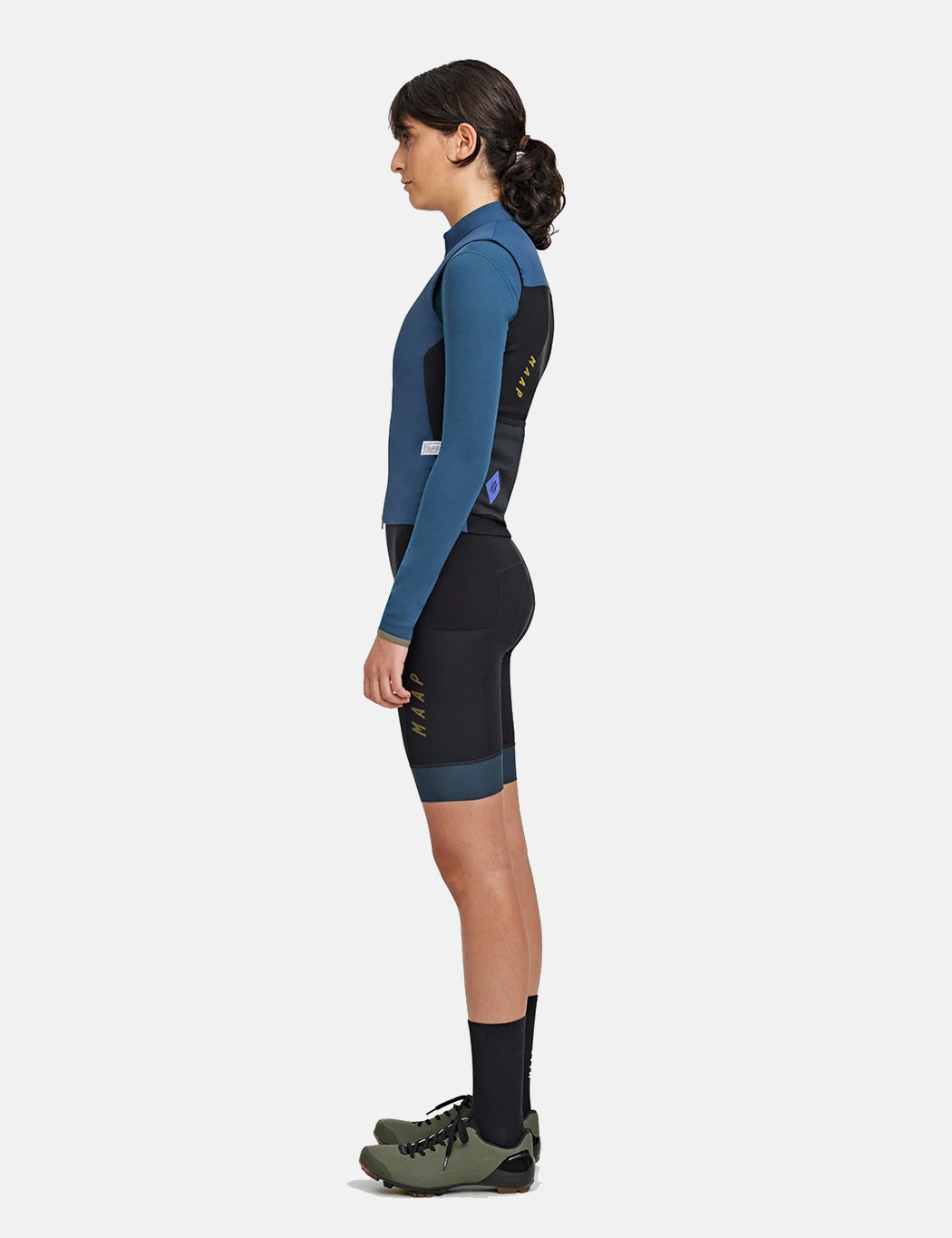 Women's Alt_Road Thermal Vest - Dark Teal