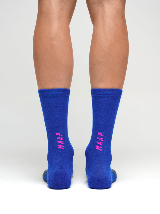 Division Merino Sock - RGB Blue