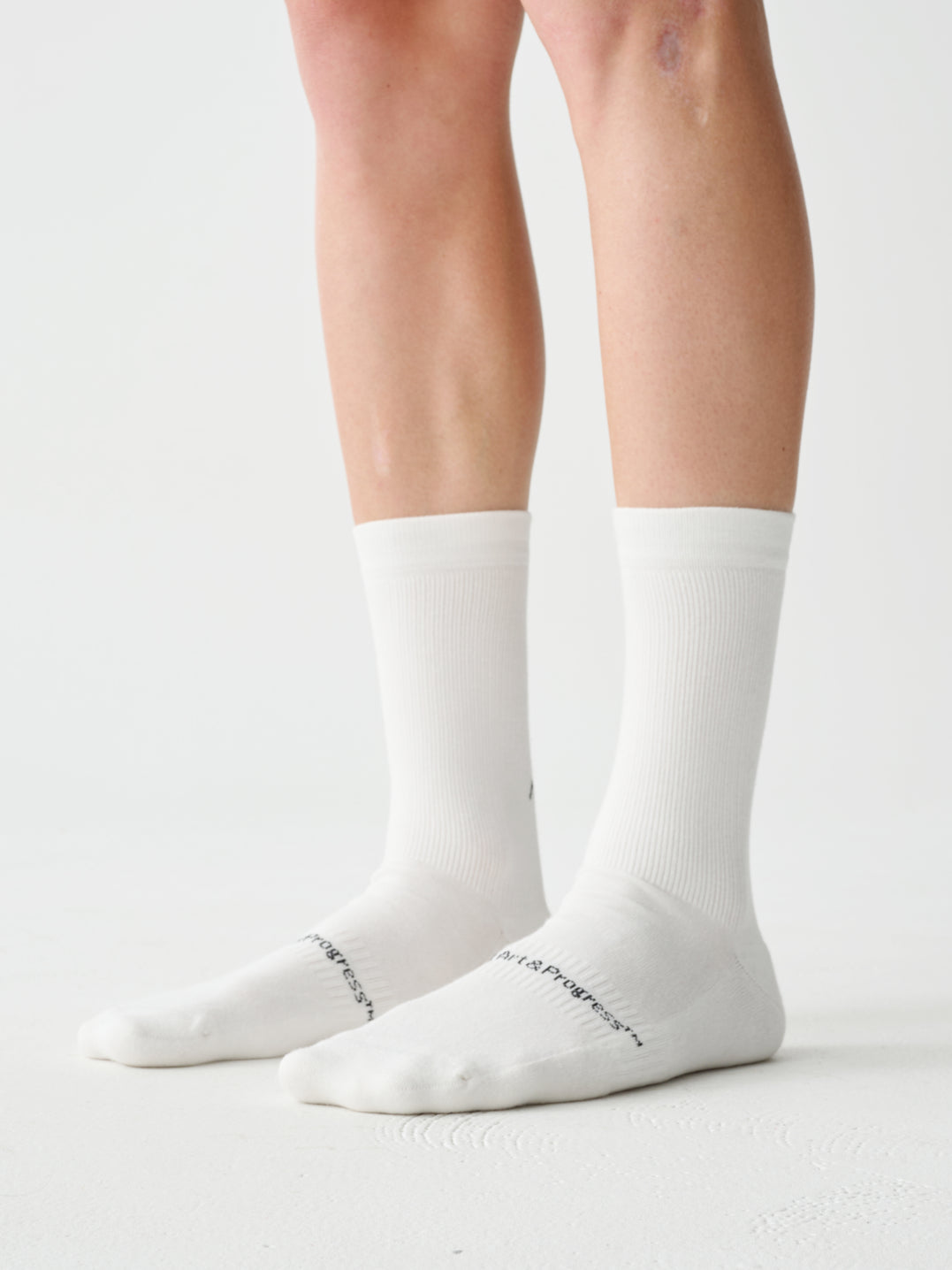 Essentials Print Socks - White