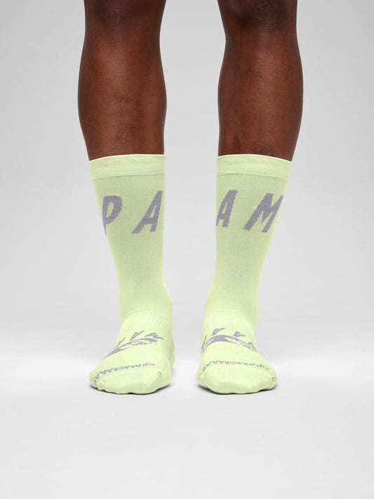 Team Sock - Glow Lime
