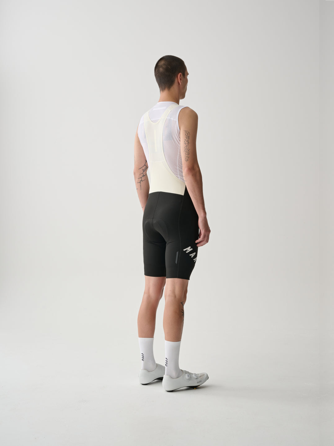 Apex Aeon Bib Short - Black White