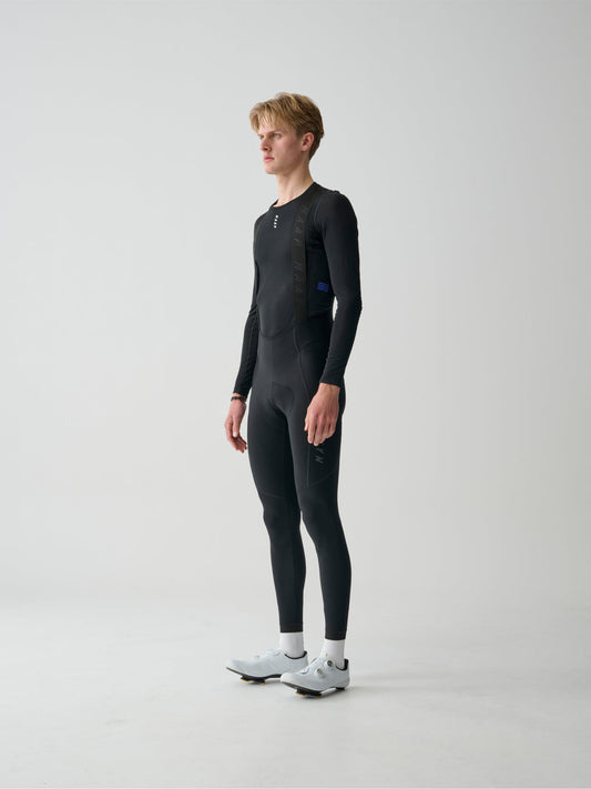 Team Bib Evo Thermal Cargo Tights - Black
