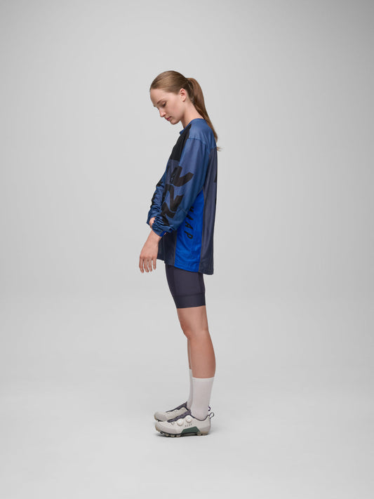 Alt_Road Air Mesh LS Tee - Mixed Blue