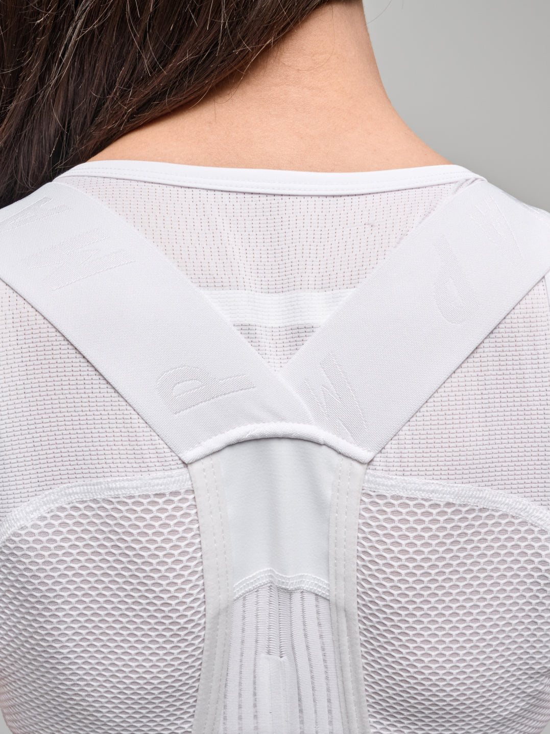 Women's Team Mesh Base Layer - White