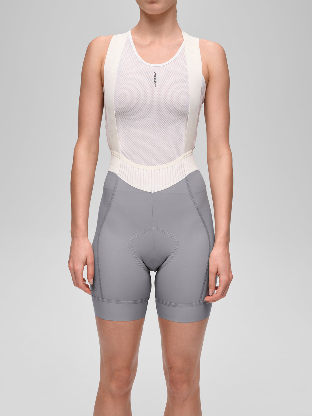 Women's Short Team Bib Evo - Titanium