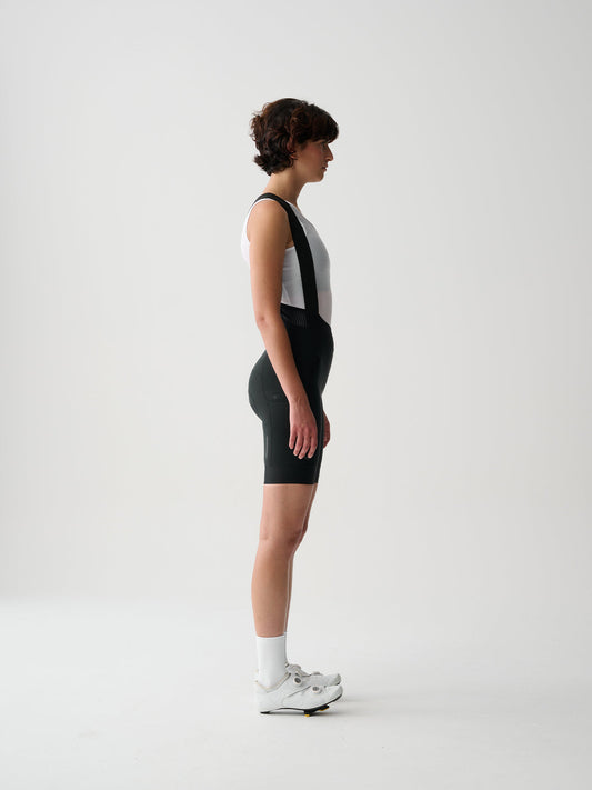 Women's Team Bib Evo Cargo - Black/Black