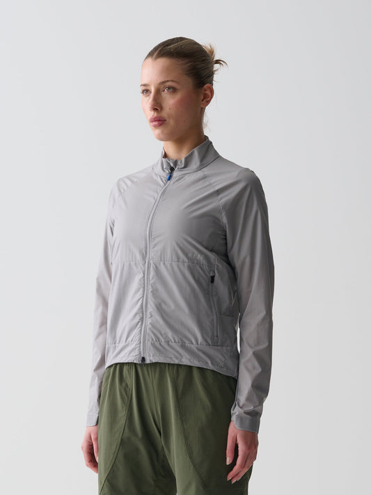 Women's Alt_Road Wind Jacket - Zinc