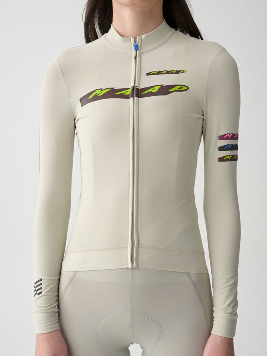 Women's Evade X Thermal LS Jersey 2.0 - Fog
