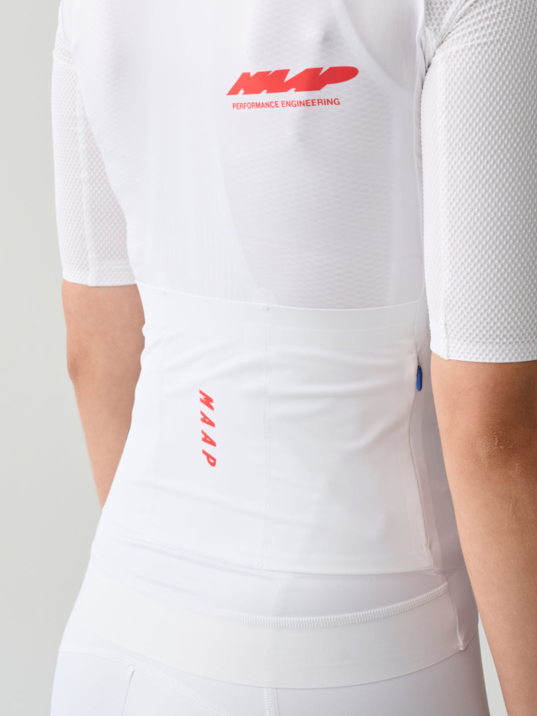 Women's Eclipse Pro Race Jersey - White/Infrared