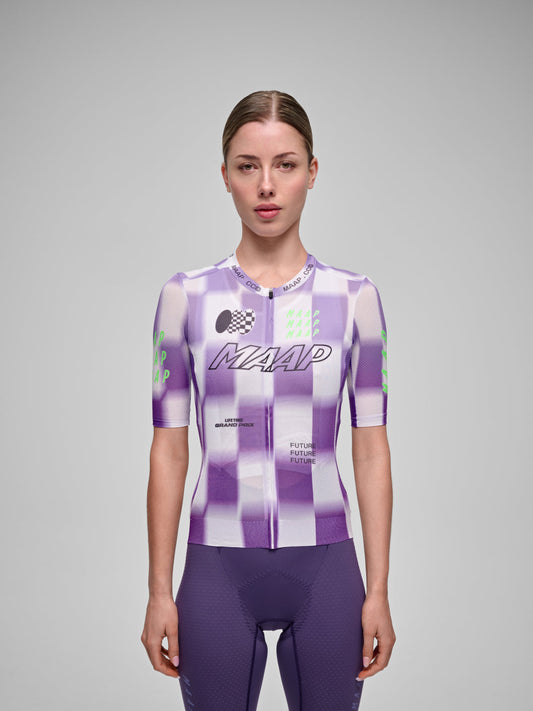 Women's Life Time Grand Prix Pro Air Jersey 3.0 - Violet/White