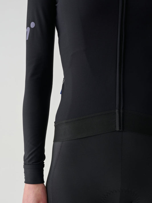 Women's Training Thermal LS Jersey - Black/Lavender