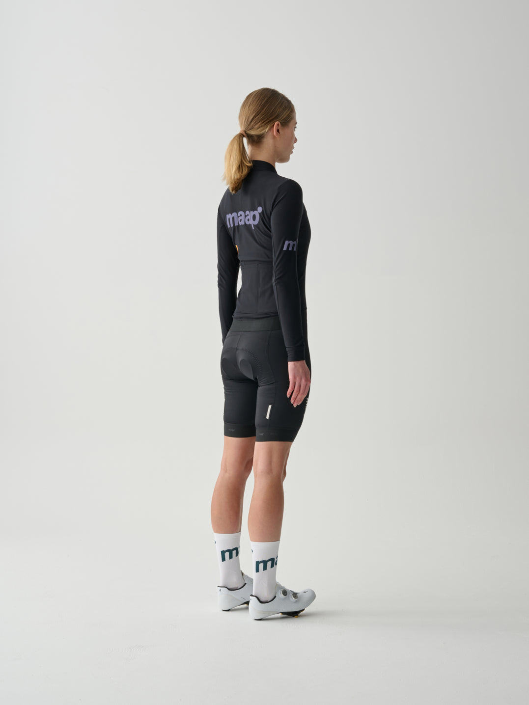 Women's Training Thermal LS Jersey - Black/Lavender