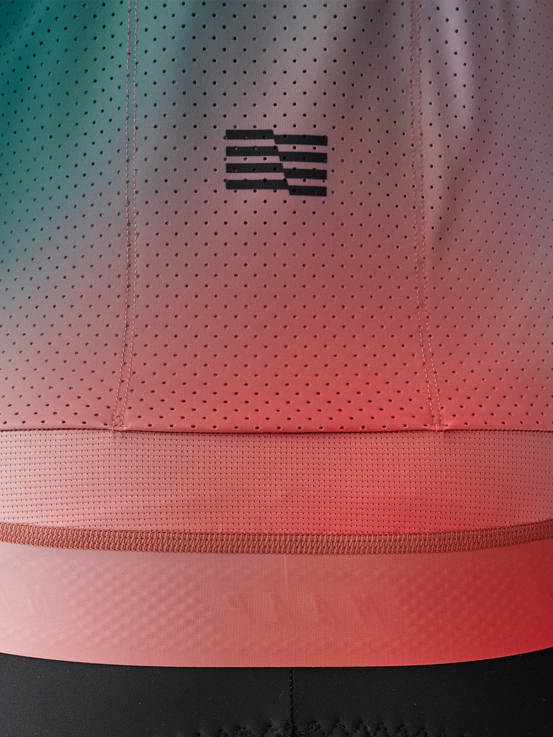 Women's Blurred Out Pro Hex LS Jersey - Flame Mix