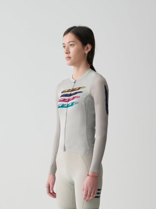 Women's Evade X Pro Air LS Jersey 2.0 - Fog