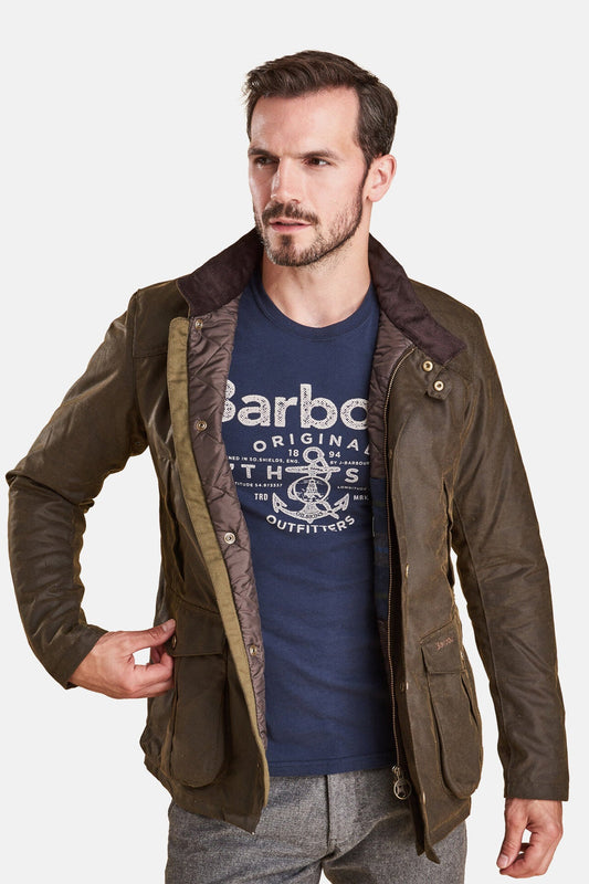 Waxed Jacket - OLIVE