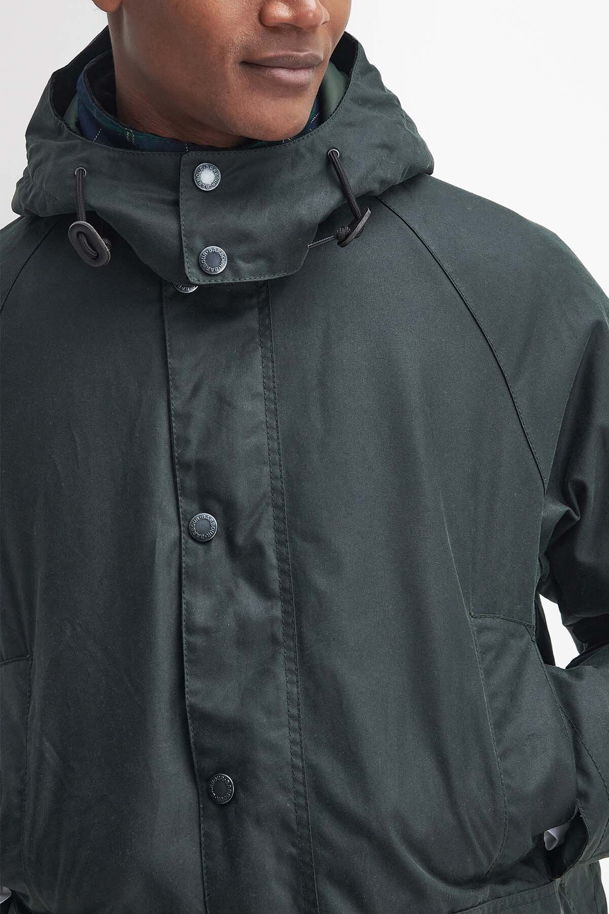 Modern Beaufort Waxed Jacket - SAGE