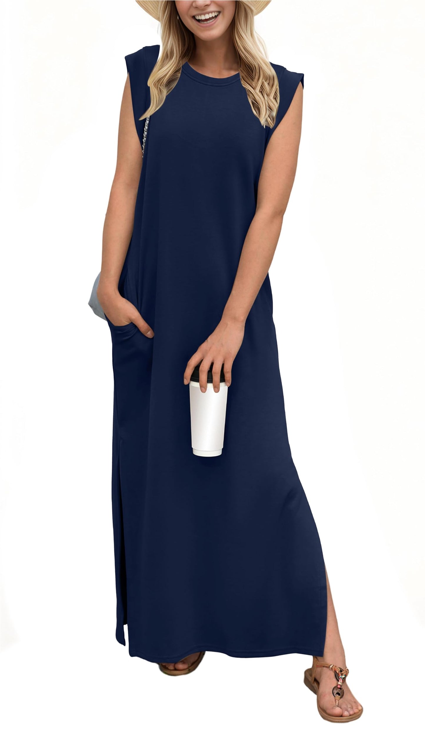 Robe longue décontractée ample et infroissable pour femme (achetez-en 2, livraison gratuite)