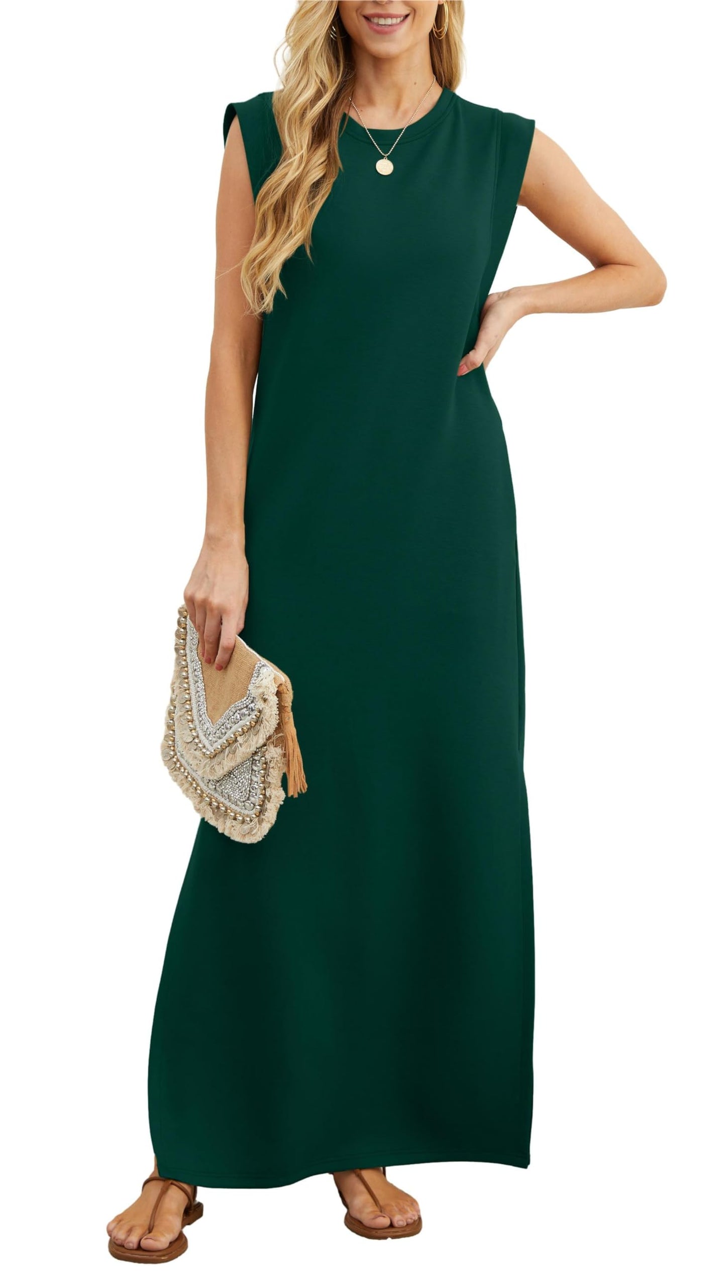 Robe longue décontractée ample et infroissable pour femme (achetez-en 2, livraison gratuite)