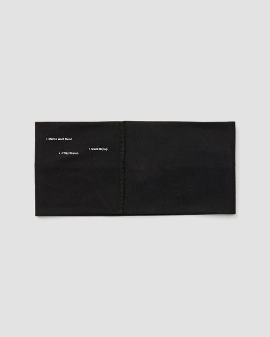 Thermal Wool Headband - Black