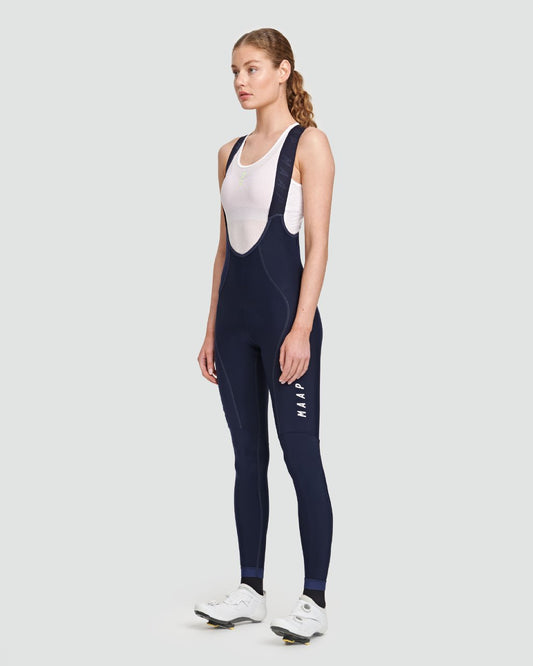 Women's Team Evo Thermal Bib Tight - Navy
