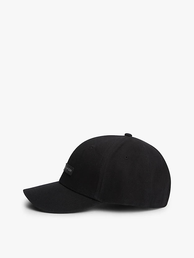 Logo Patch Canvas Baseball Cap