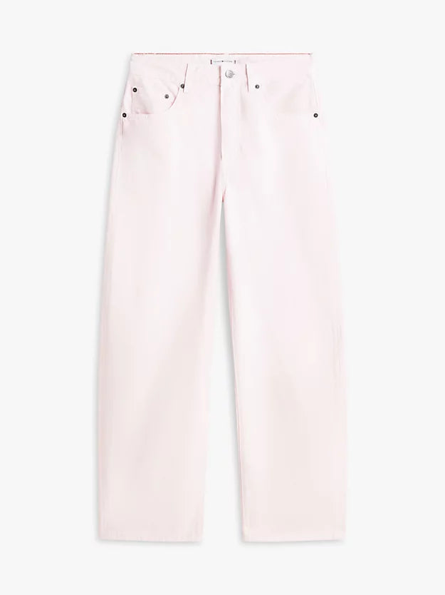 Mid Rise Barrel Leg Jeans