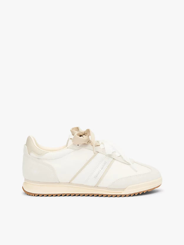 Leather Low Profile Serrated Trainers
