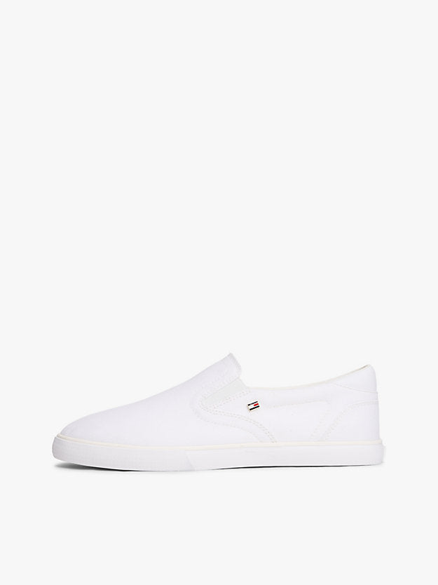 Low Profile Canvas Slip-On Trainers