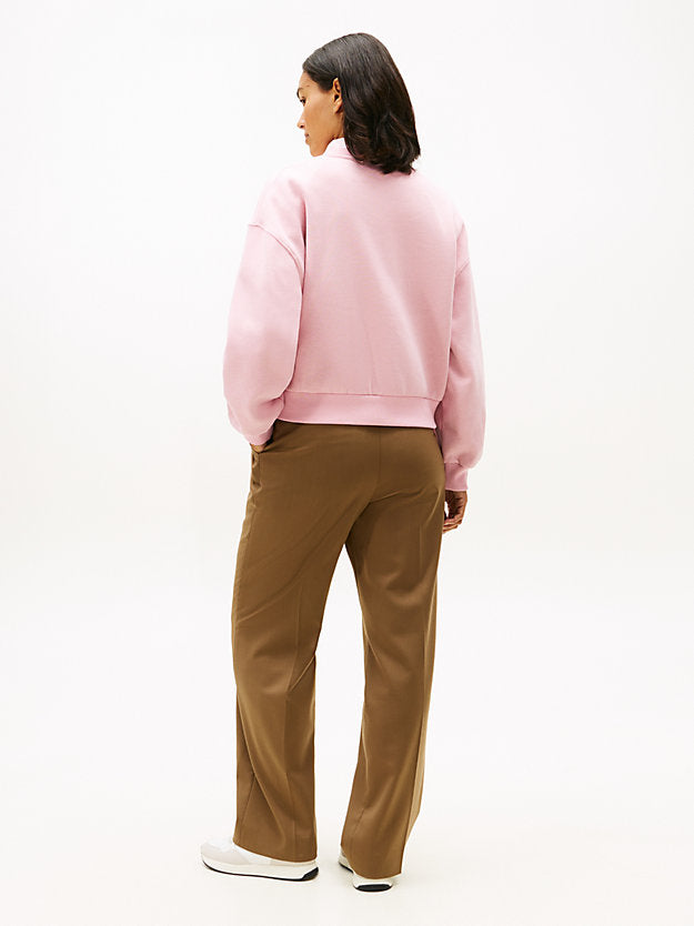 Logo Relaxed Fleece Sweatshirt