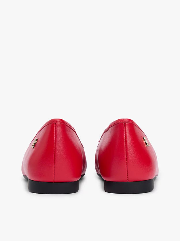 Monogram Leather Ballerinas