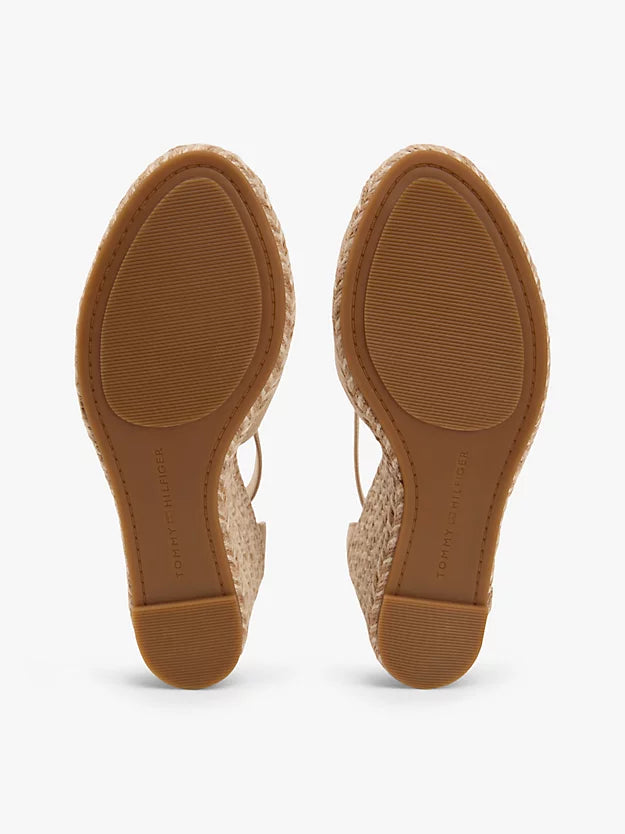 Canvas High Wedge Espadrilles
