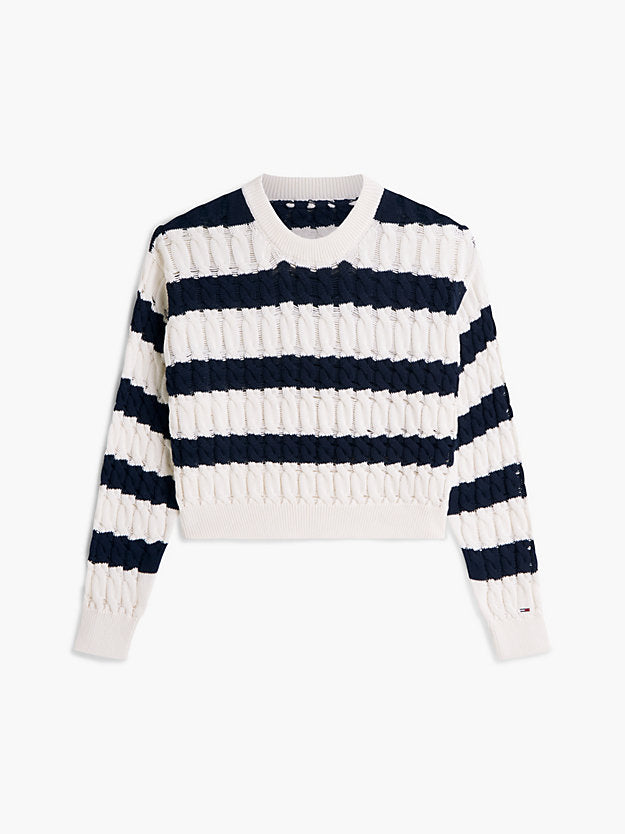 Loose Cable Knit Jumper