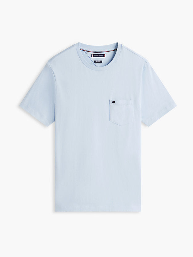 Patch Pocket Jersey Crew Neck T-Shirt