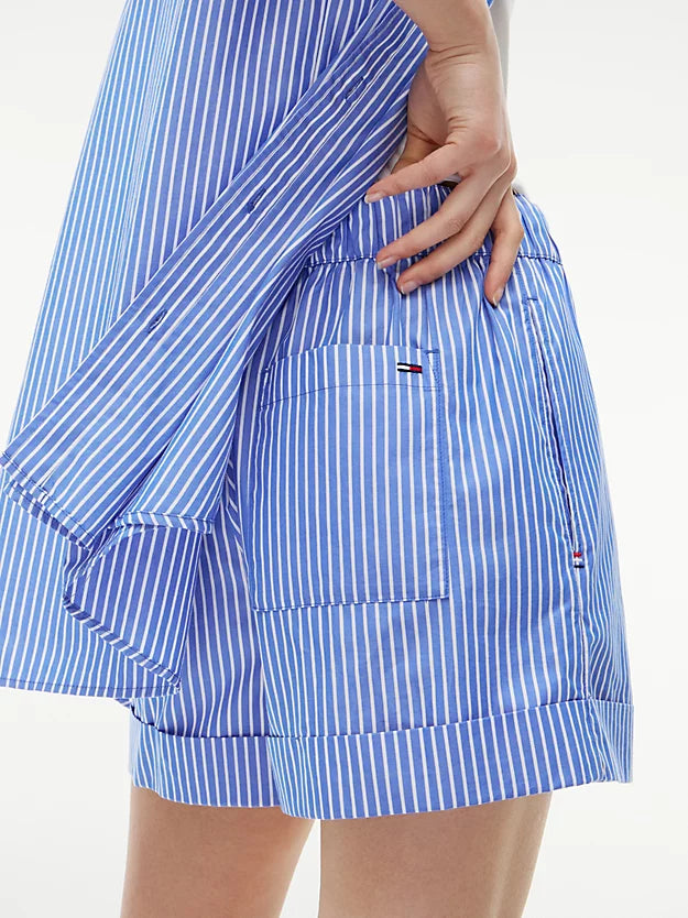 Poplin Wide Leg Shorts