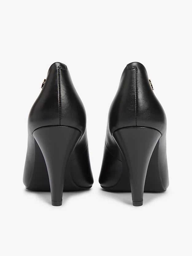 Leather Monogram High Heels