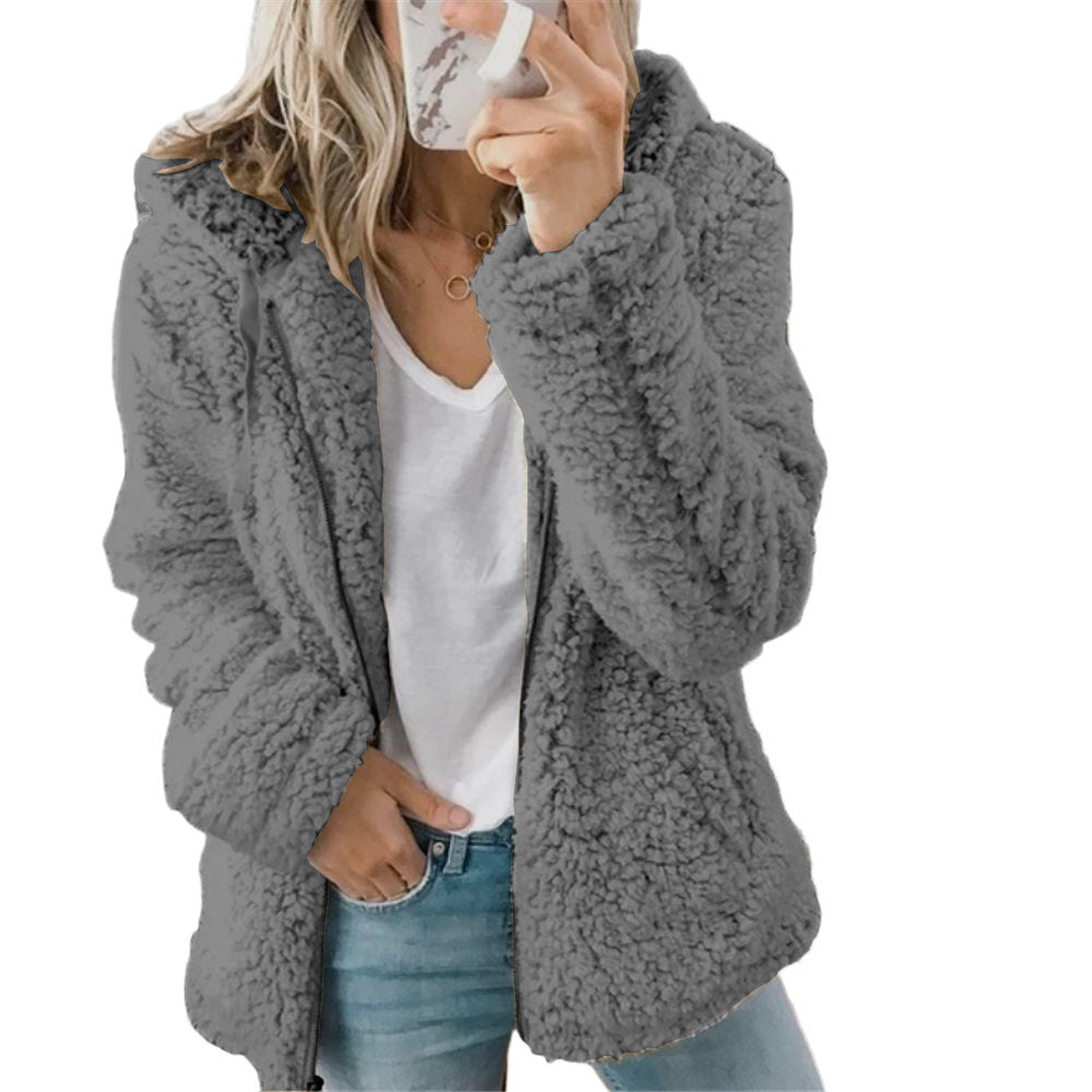 🔥DERNIER JOUR -50 %🔥 Manteau en laine à capuche pour femme