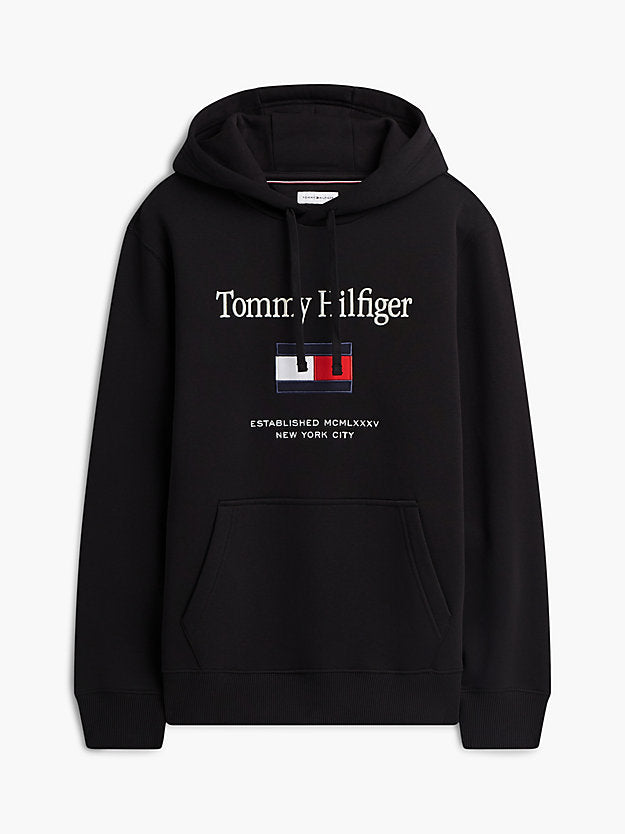 Logo Embroidery Fleece Hoody