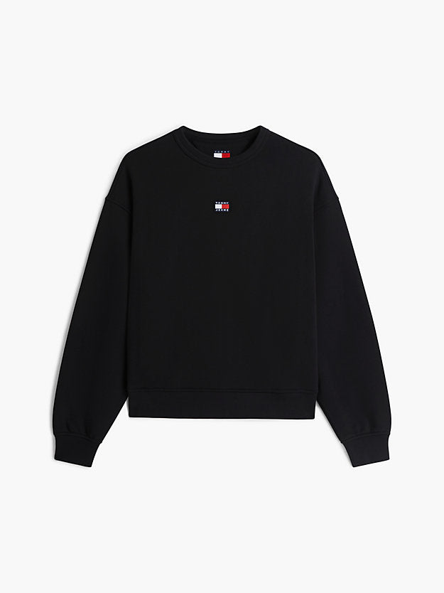 Badge Boxy Fleece Sweatshirt