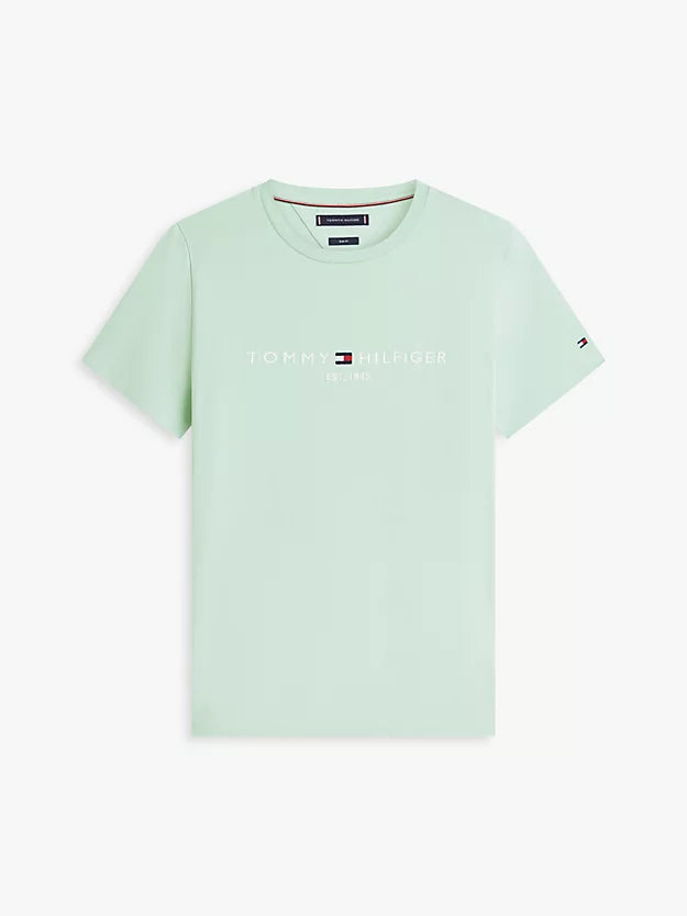 Logo Embroidery Slim Jersey T-Shirt