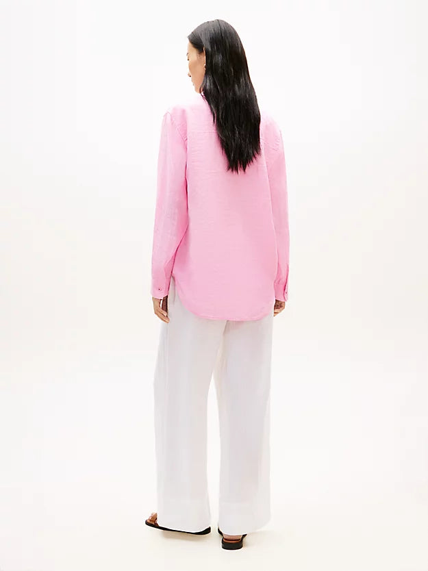 Relaxed Fit Pure Linen Shirt