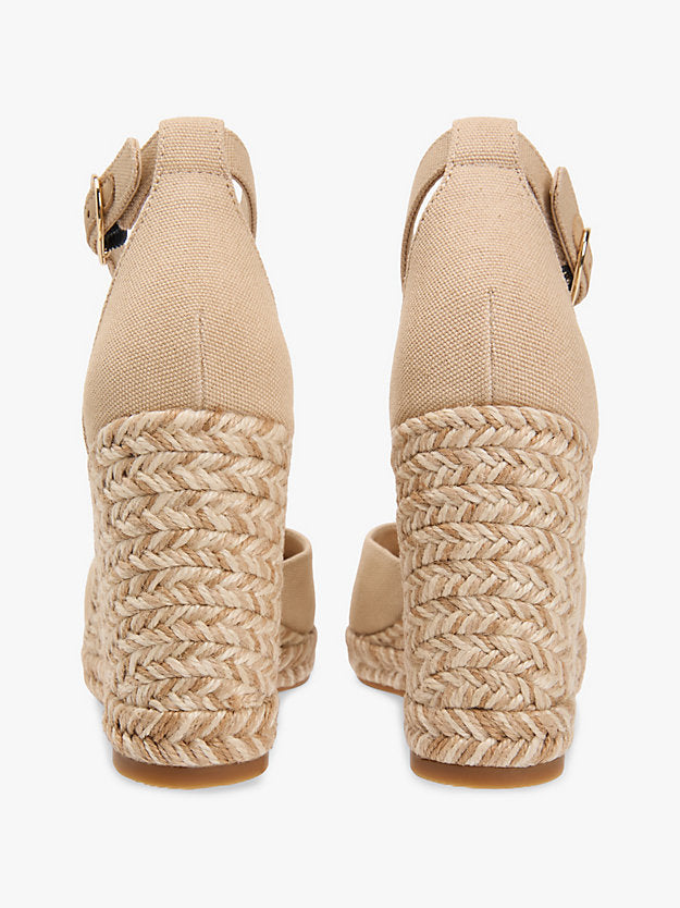 Canvas High Wedge Espadrilles