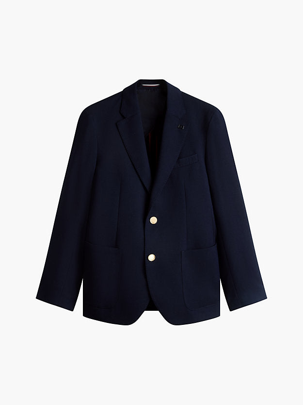 New York Label Regular Fit Pure Wool Blazer