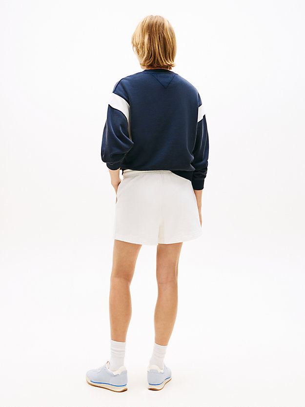 Logo Sueded Terry Relaxed Sweat Shorts